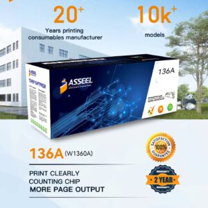 Cartouche de toner ASSEEL 136A (W1360A) - Compatible HP